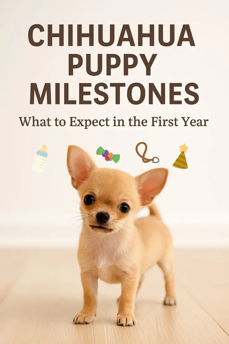 Chihuahua Puppy Milestones: What to Expect in the First Year