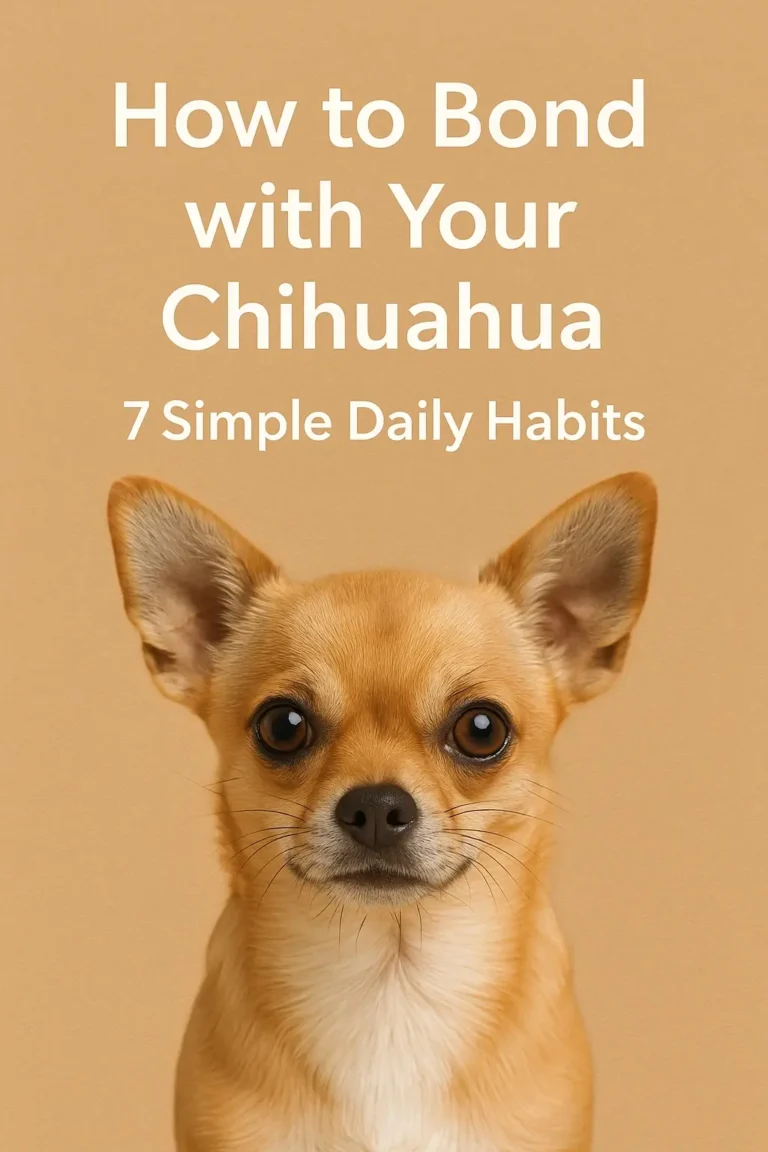 How to Bond with Your Chihuahua: 7 Simple Daily Habits That Build Trust and Love